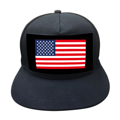 کلاه های بیسبال فعال شده با صدای DJ Snapback با چراغ های LED