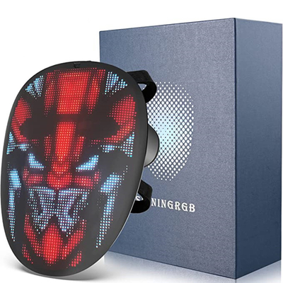 برنامه درخشان Halloween Led Mask Face با آپلود و پخش ویدیو برای تبلیغات مهمانی