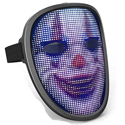 ماسک تعویض کامل صورت LED انفجاری Tiktok برای کودکان قابل شارژ USB