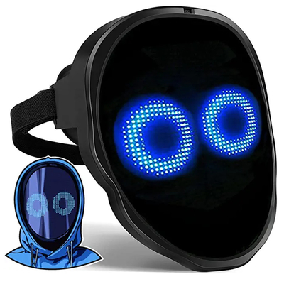 سفارشی Faces Bluetooth LED Mask Control APP DIY for Halloween Cosplay Party