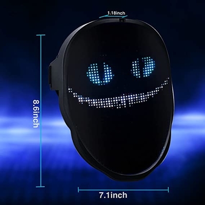 ماسک صورت LED هوشمند 2000 میلی آمپری