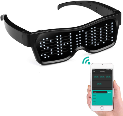 بلوتوث Appled LED Glasses Party Programmable Message Animation DIY